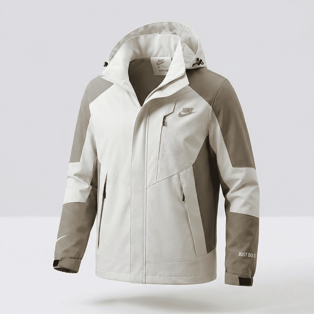 Chaqueta Deportiva Blanco/Khaki Para Hombre Ref. 1818