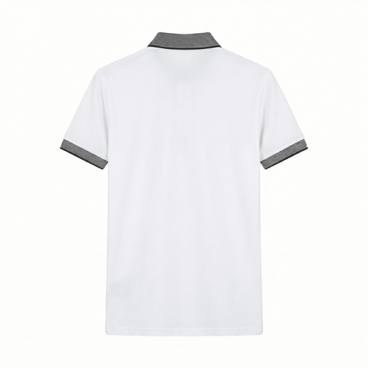 Polo blanca para hombre - vista trasera - JDC Luxury Store