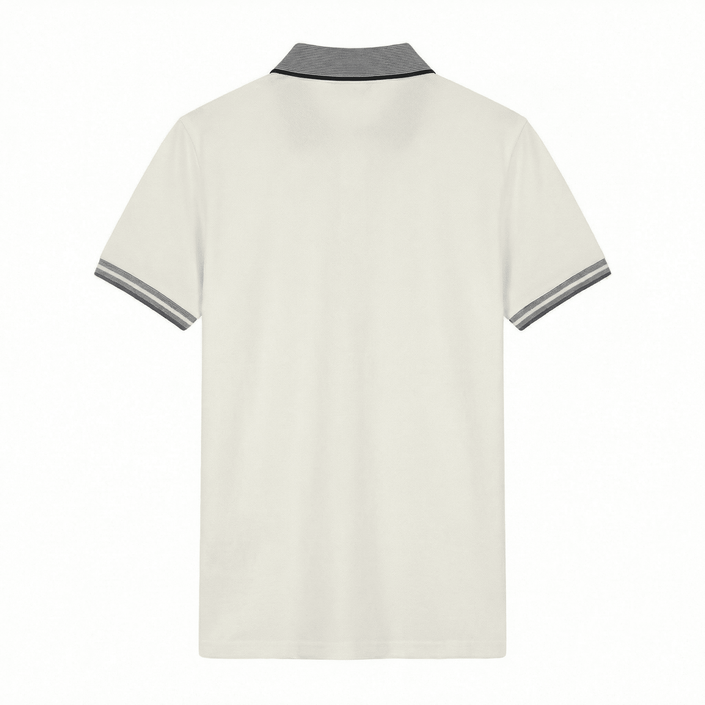 Polo crema para hombre - vista trasera - JDC Luxury Store