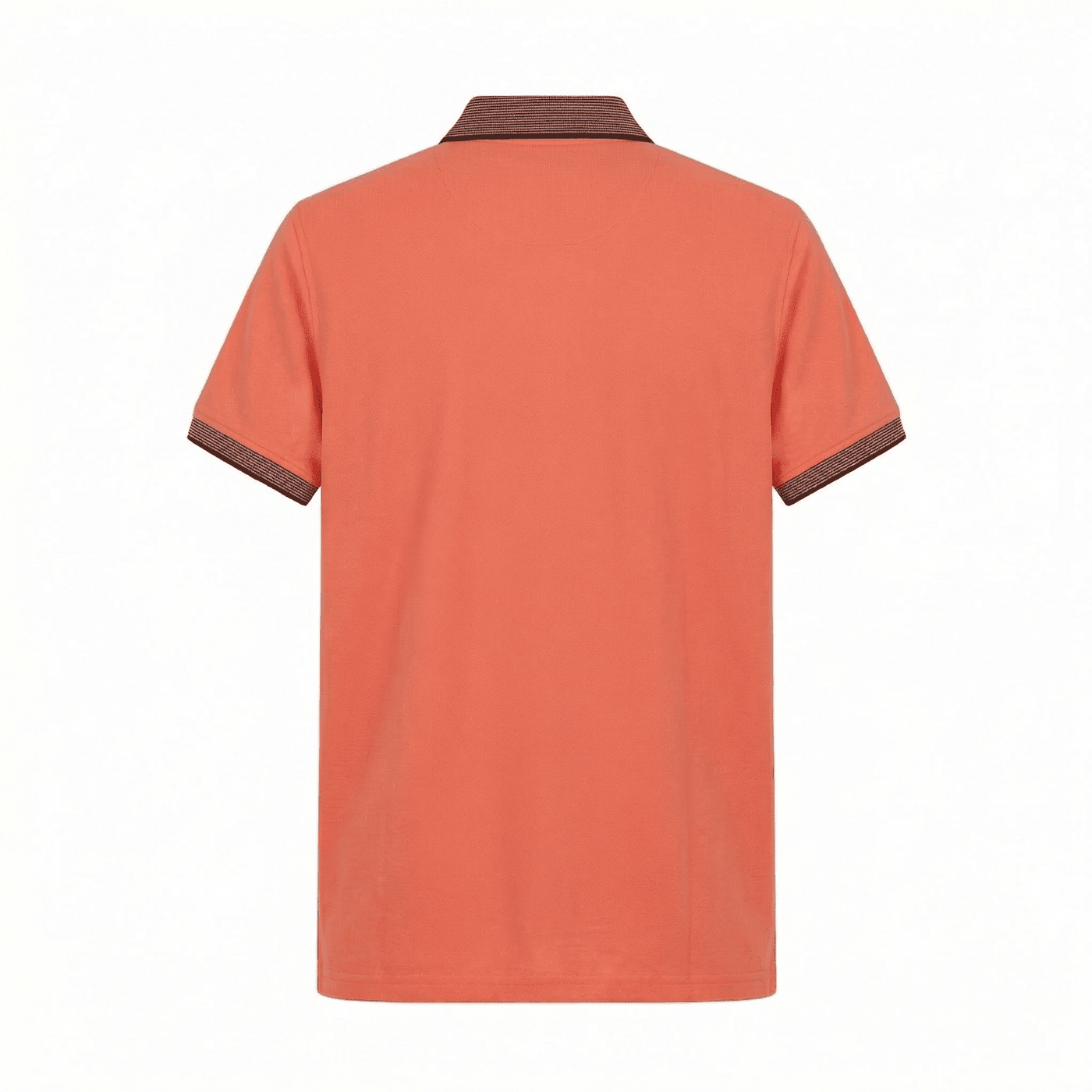 Polo naranja para hombre - vista trasera - JDC Luxury Store