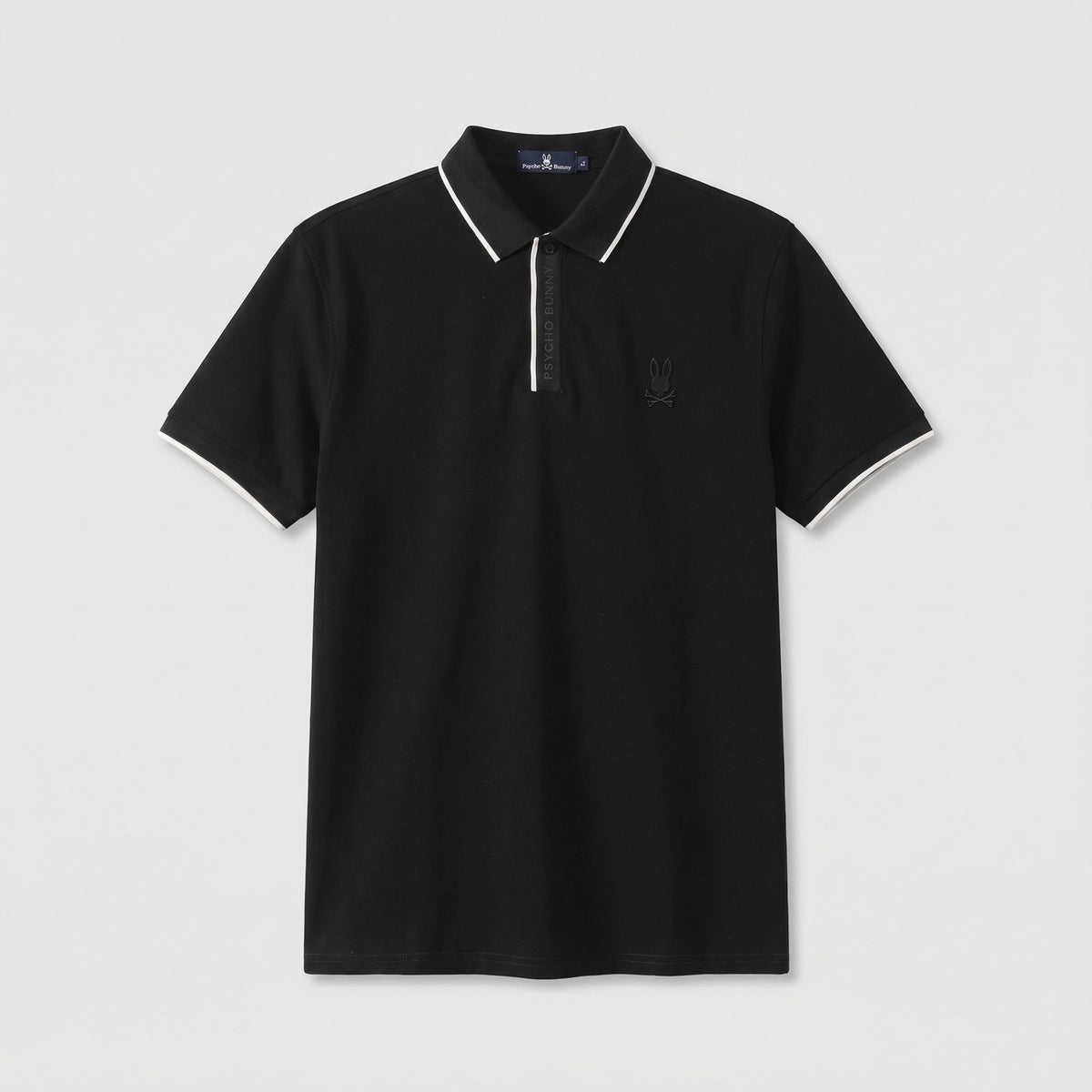 Camiseta 185035 Tipo Polo Negra Para Hombre - foto 1