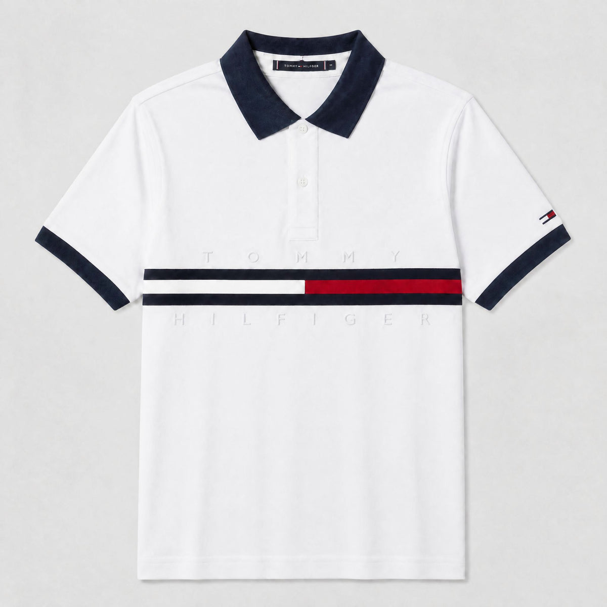 Camiseta 778112 Tipo Polo Blanco para hombre