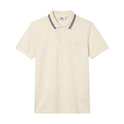 Camiseta 918011 Tipo Polo Crema para hombre