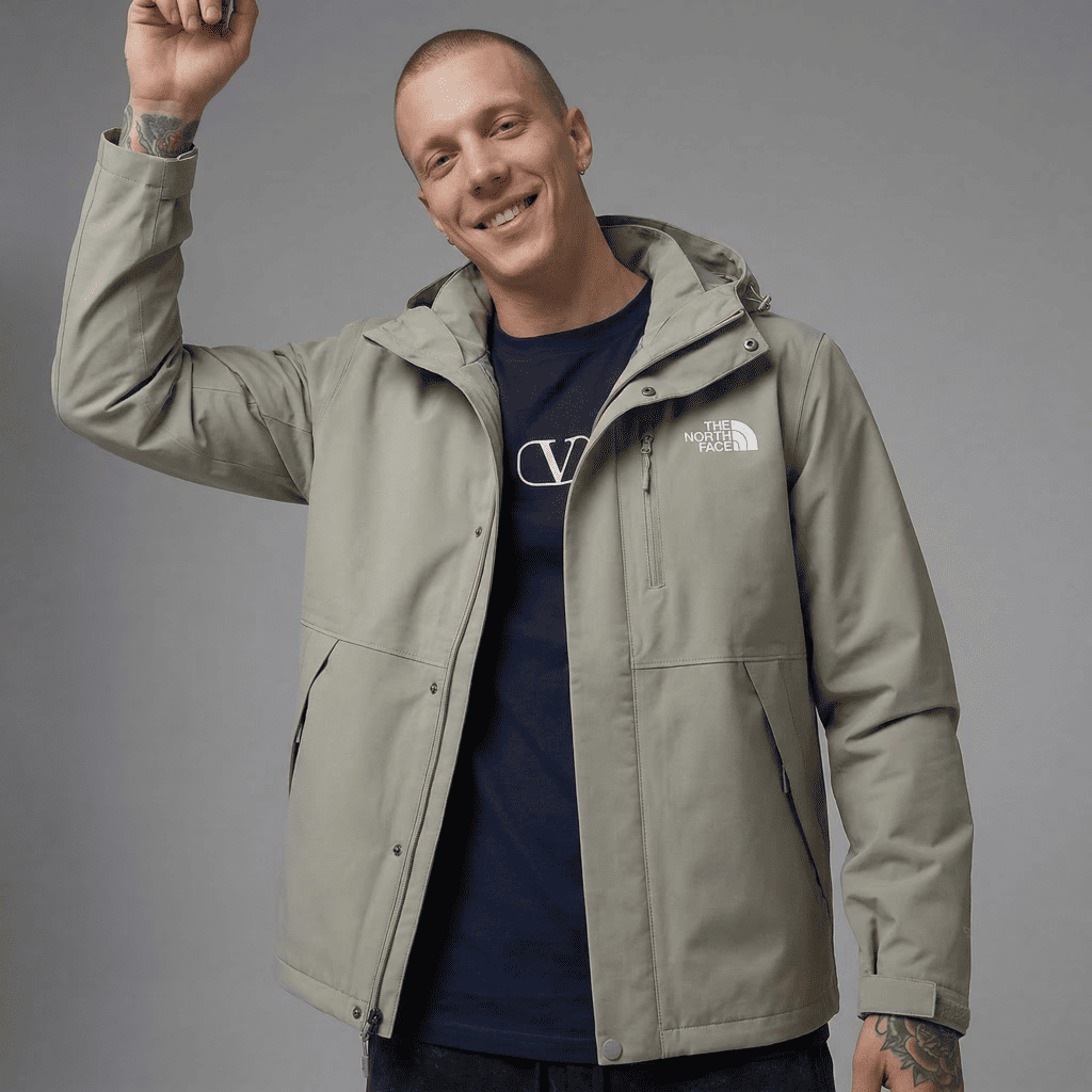 Chaqueta deportiva verde para hombre - con modelo - JDC Luxury Store