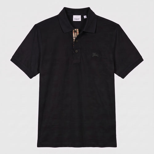 Camiseta 185041 Tipo Polo Negra Para Hombre
