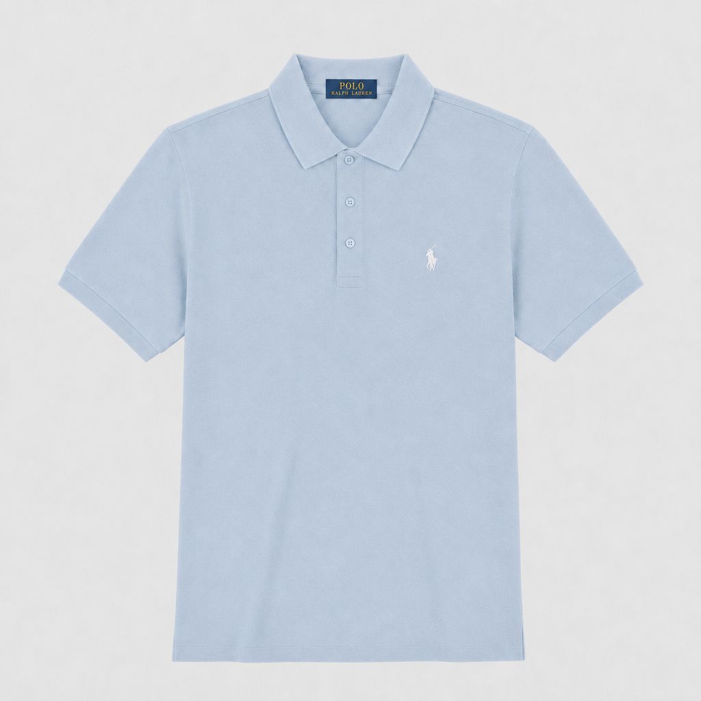 Camiseta 918047 Tipo Polo Azul Claro para hombre