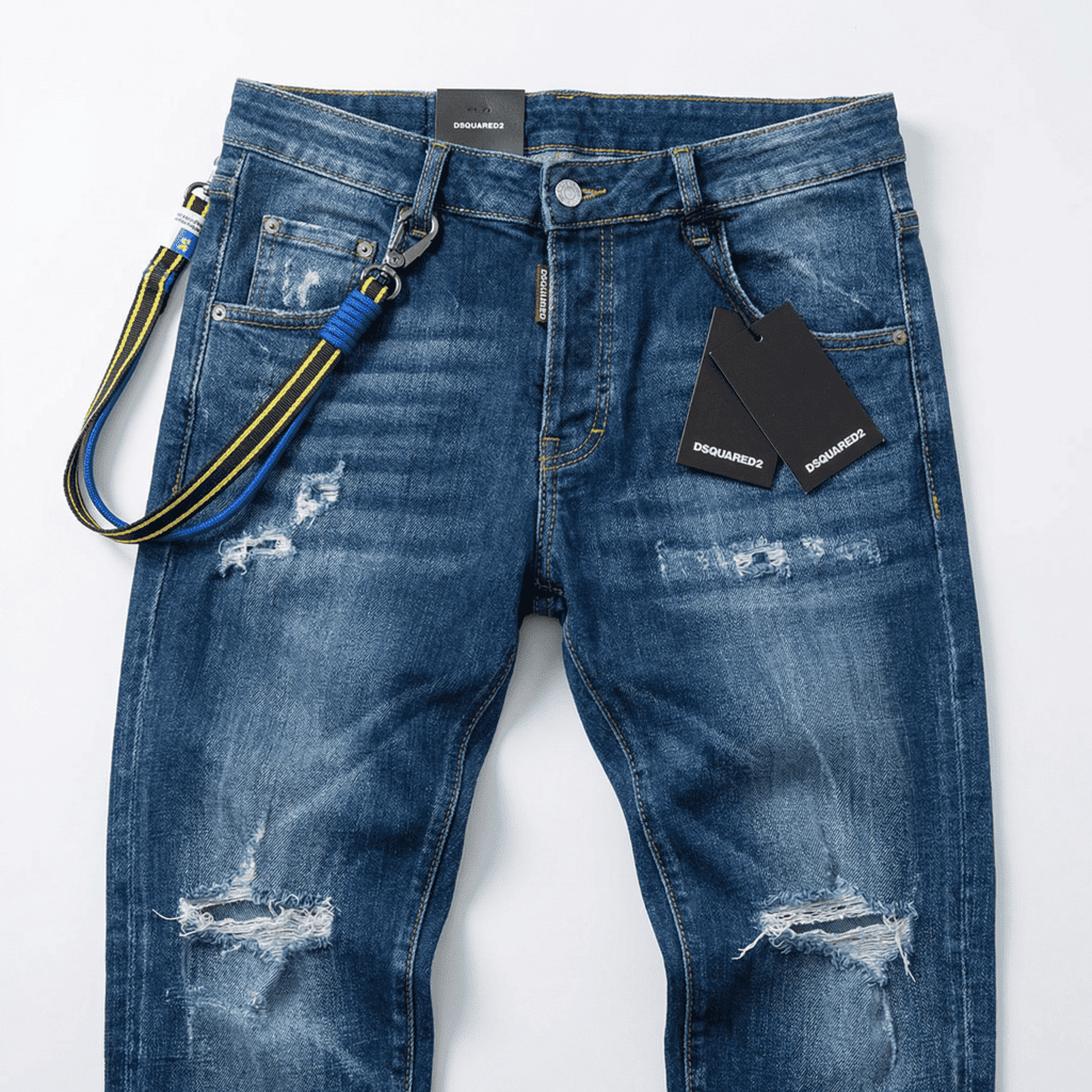 Jean azul para hombre - imagen 4 - JDC Luxury Store
