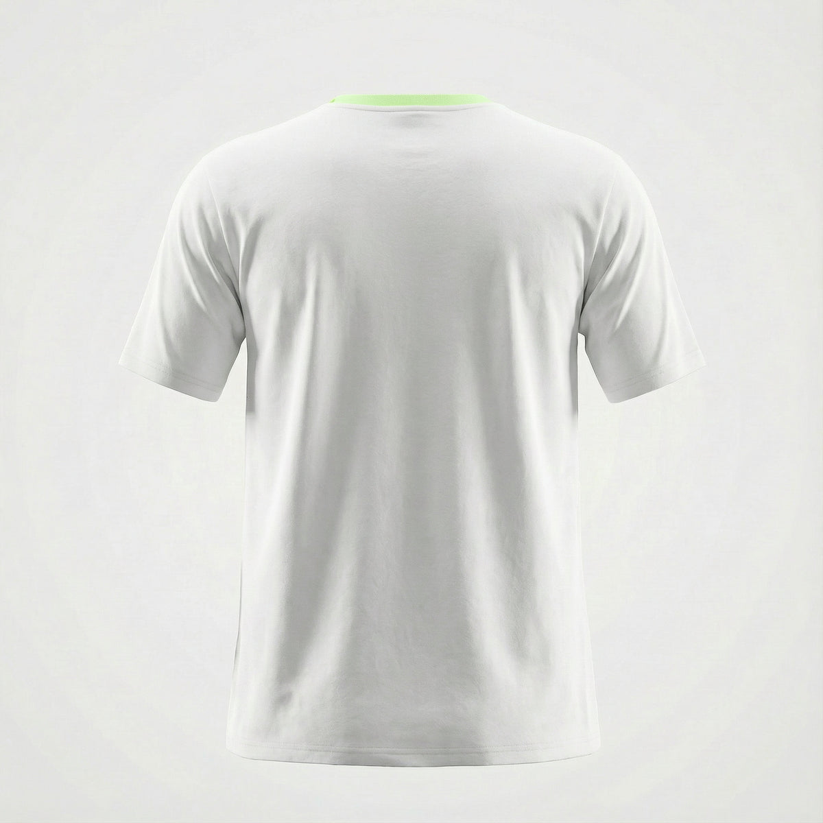 Camiseta básica blanca para hombre - vista trasera - JDC Luxury Store