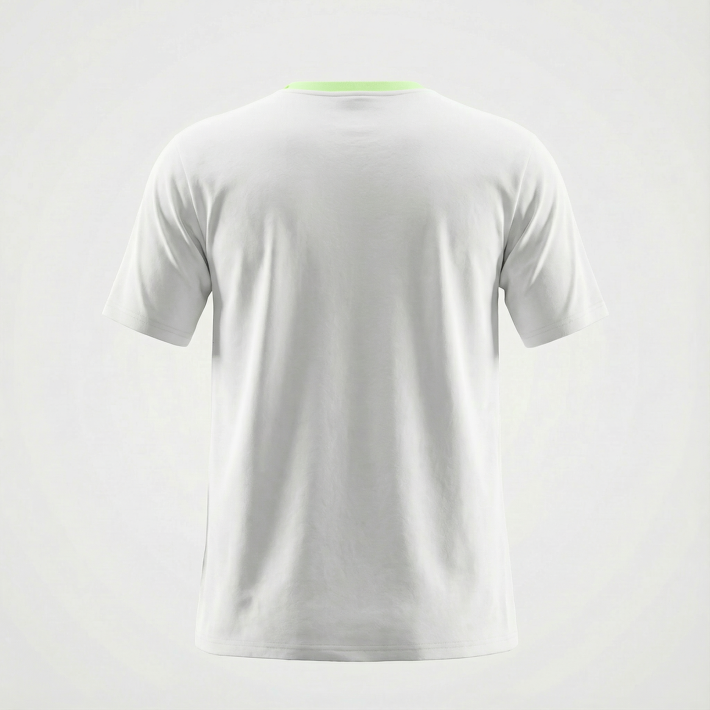 Camiseta básica blanca para hombre - vista trasera - JDC Luxury Store