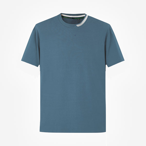 Camiseta 36023 Básica Azul Grisáceo Para Hombre