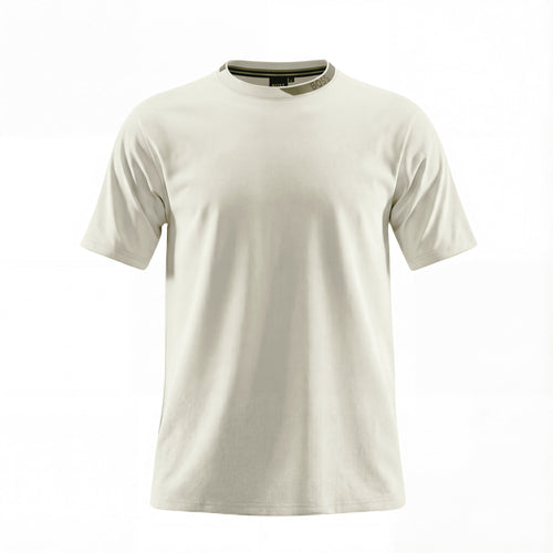 Camiseta 36023 Básica Crema Para Hombre
