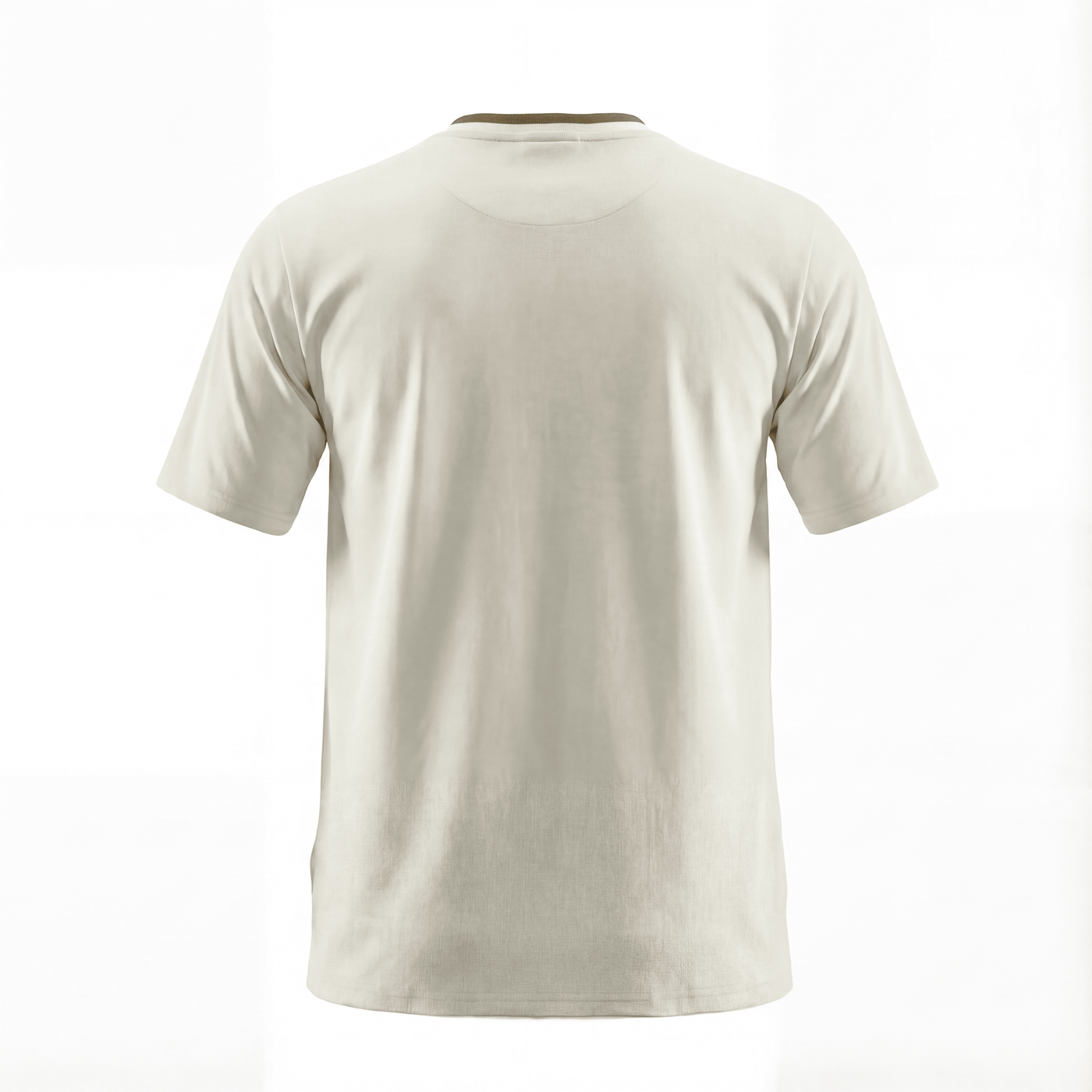 Camiseta básica crema para hombre - imagen 3 - JDC Luxury Store