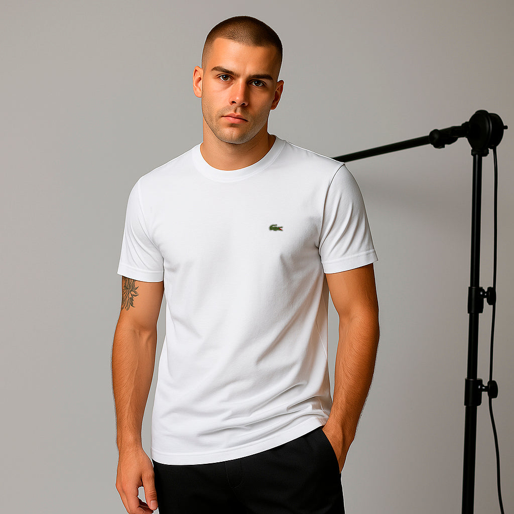 Camiseta básica blanca para hombre - imagen 2 - JDC Luxury Store