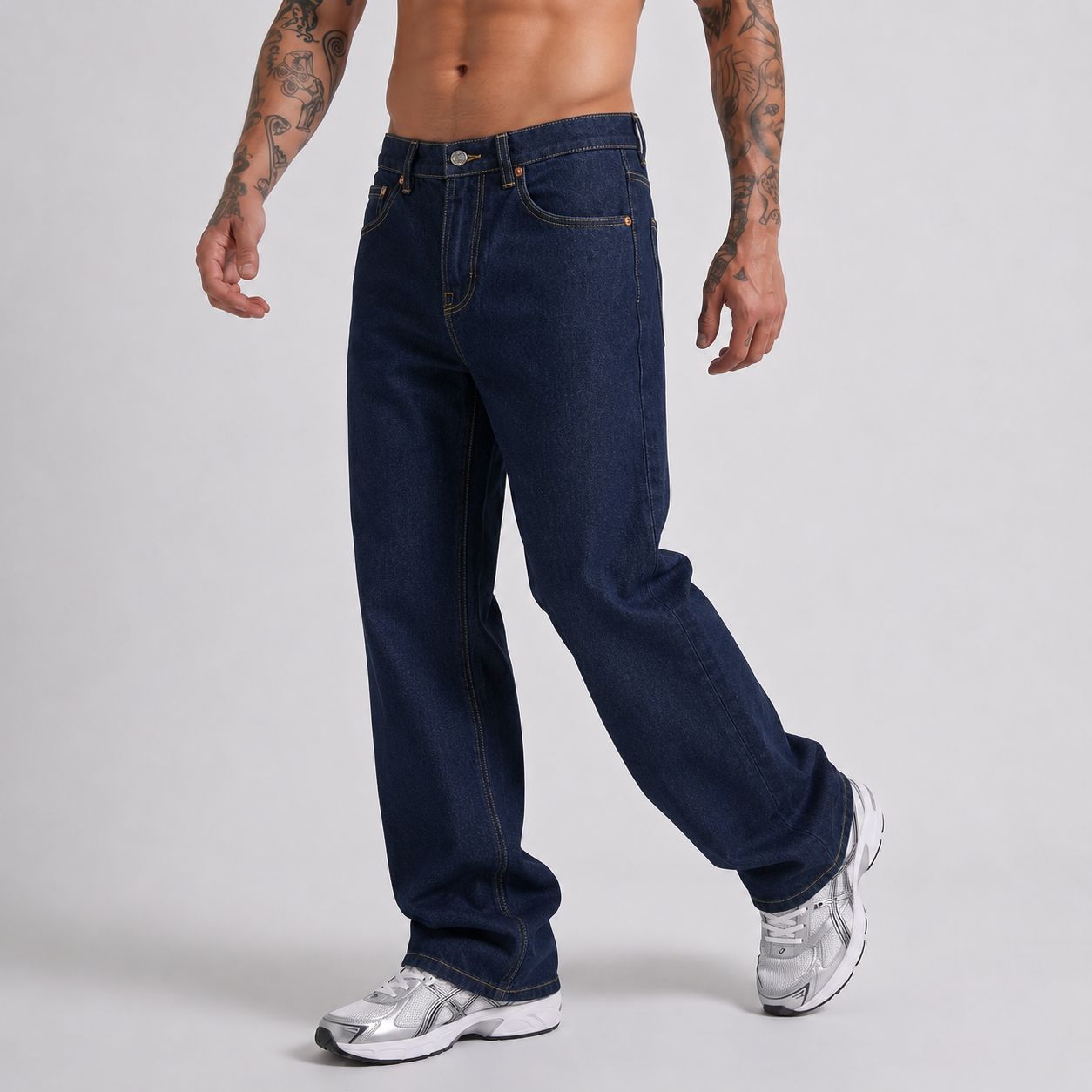 Jean GD D038 Azul Para Hombre