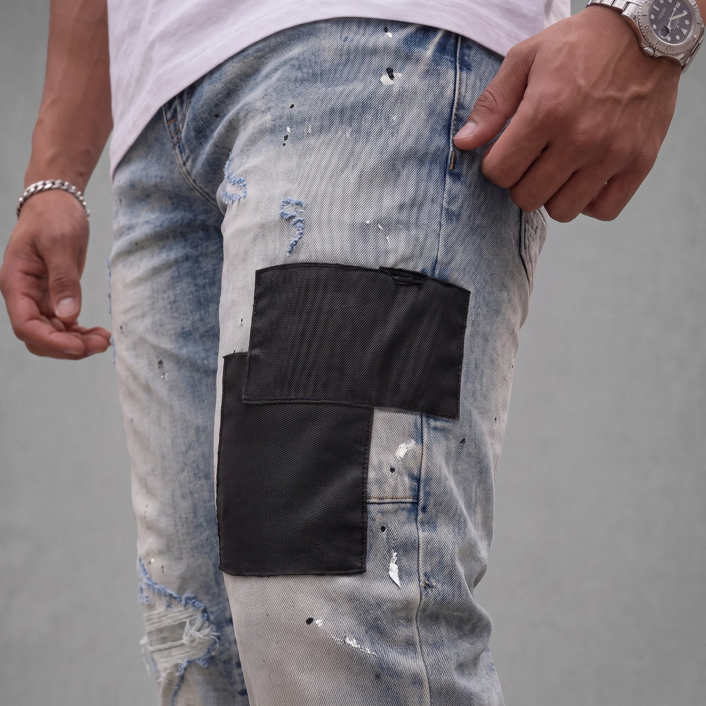 Jean PP PUD044 Azul Para Hombre