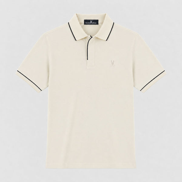 Camiseta 918017 Tipo Polo Crema para hombre