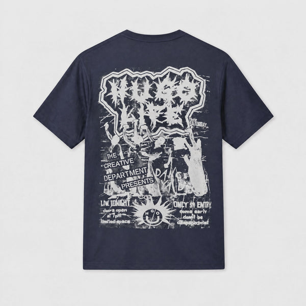Camiseta 921039 Estampada Azul Oscuro para hombre