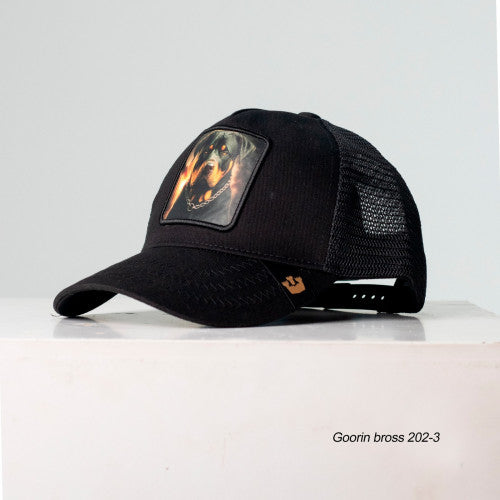 Gorra Negra Rottweiler 202-3