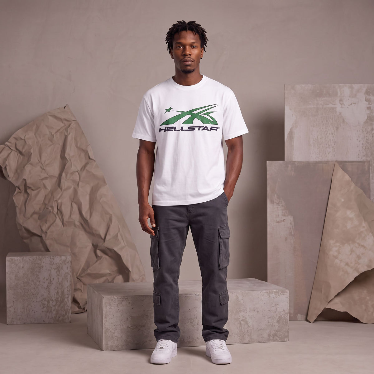 Camiseta 661118 Estampada Blanco para hombre