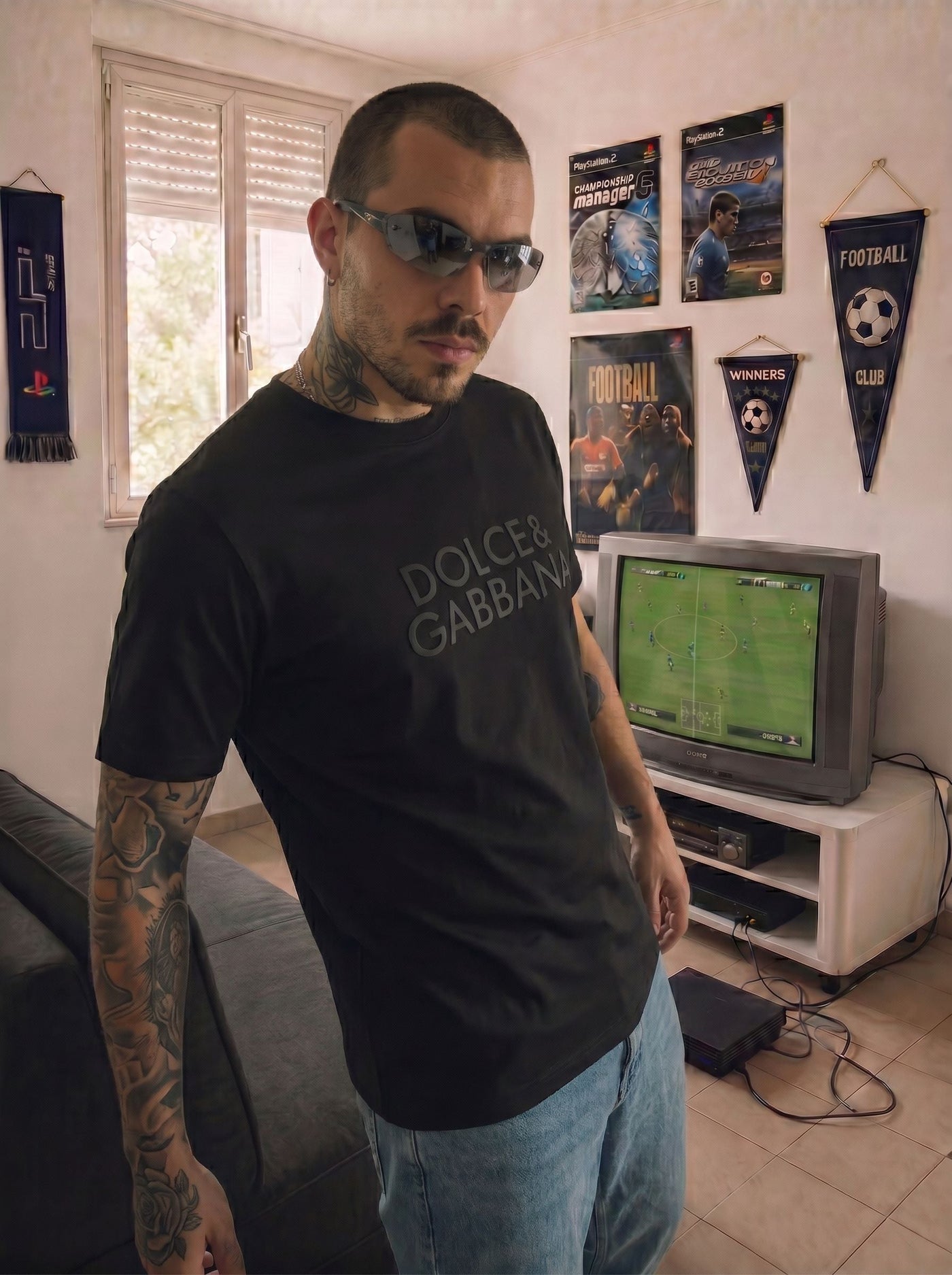 Camiseta 786858 Basica Negro para hombre
