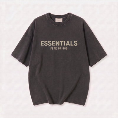 Camiseta 528001*1 Oversize Pickling Negra/Cafe Para Hombre