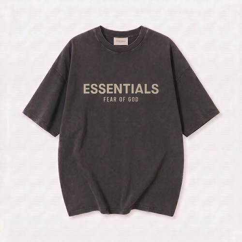 Camiseta 528001*1 Oversize Pickling Negra/Cafe Para Hombre