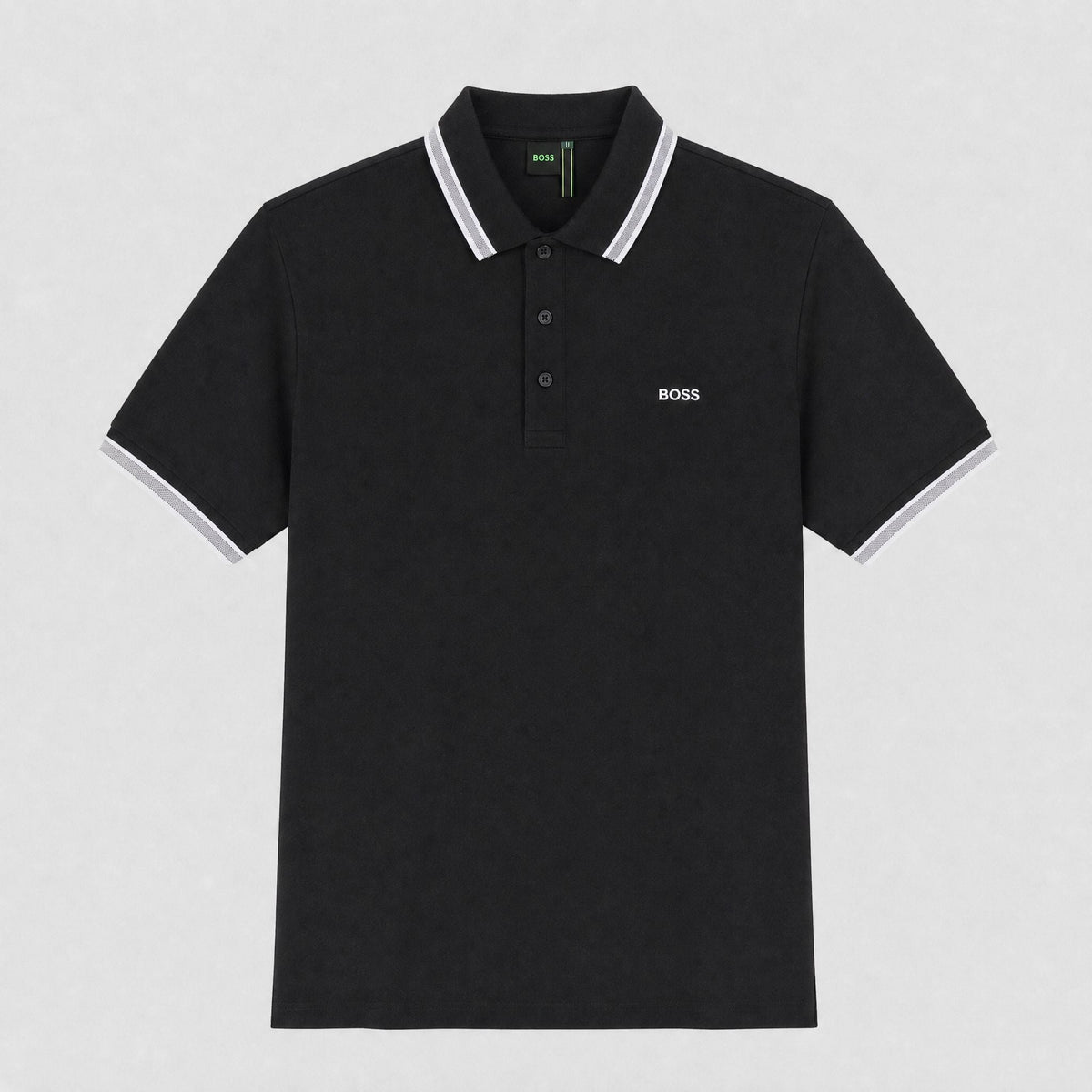 Camiseta 918014 Tipo Polo Negro para hombre