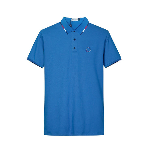 Camiseta 58196 Tipo Polo Azul Para Hombre