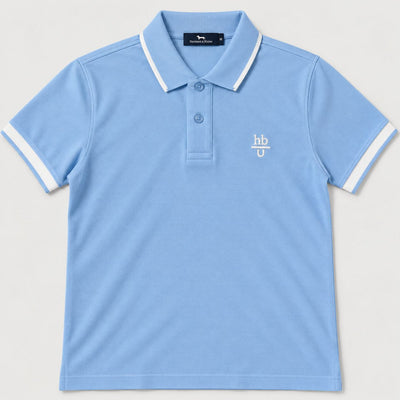 Camiseta 918053 Tipo Polo Azul Claro Para Hombre
