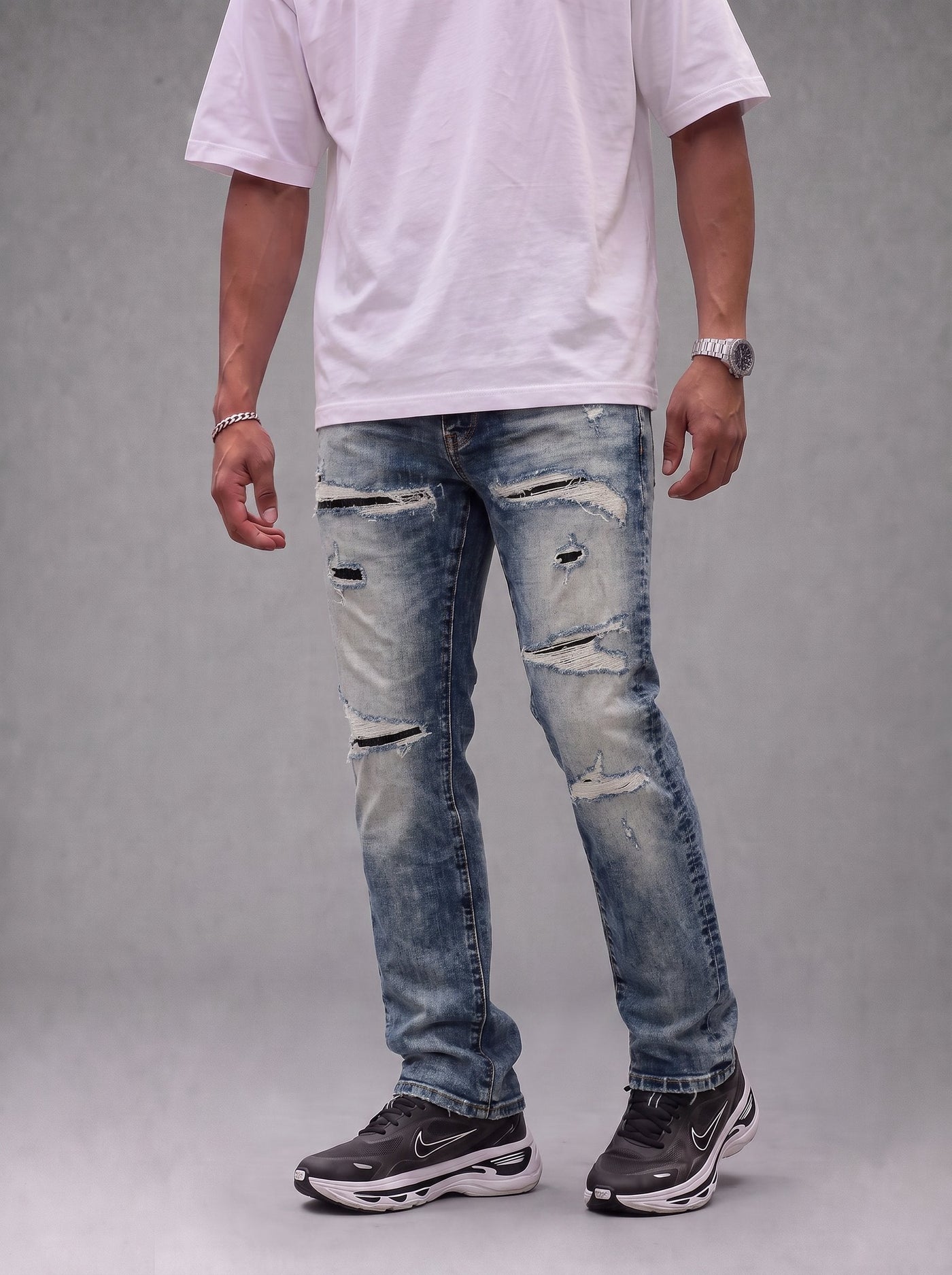 Jean PP PU033 Azul Para Hombre