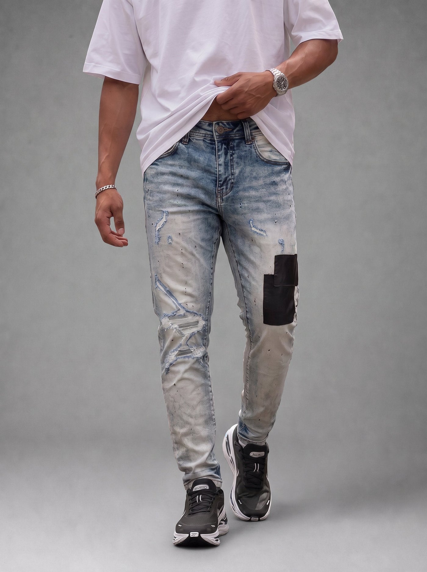 Jean PP PUD044 Azul Para Hombre