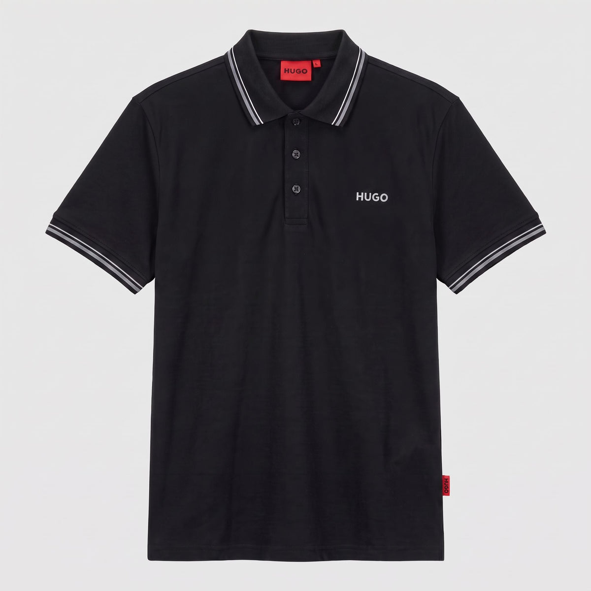 Camiseta 918021 Tipo Polo Negro para hombre