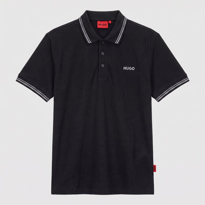 Camiseta 918021 Tipo Polo Negro para hombre