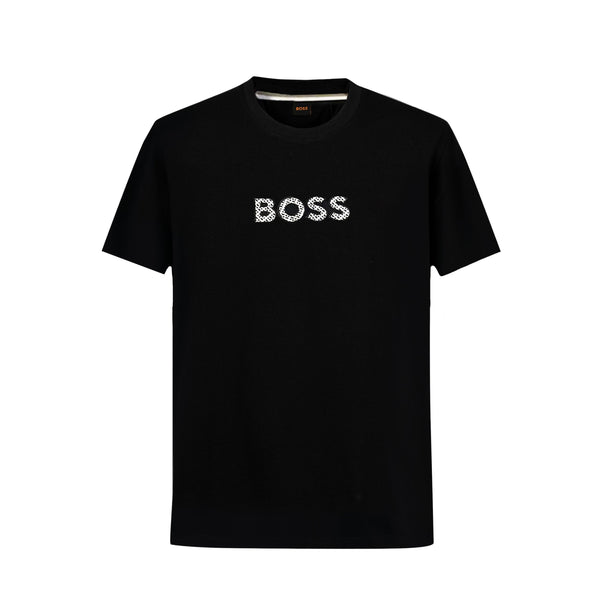 Camiseta 66011 Estampada Negra Para Hombre