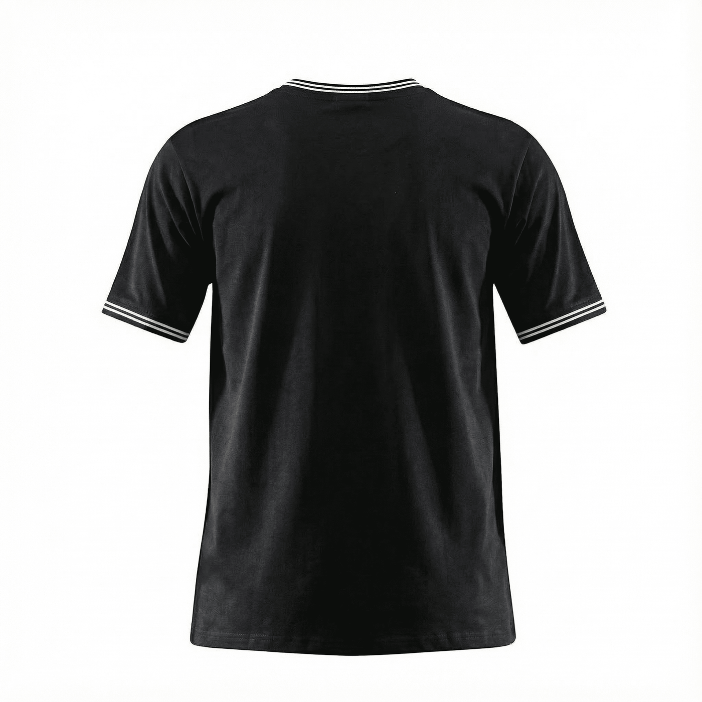 Camiseta básica negra para hombre - vista trasera - JDC Luxury Store