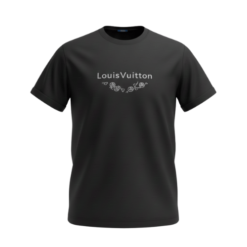 Camiseta 66030 Básica Negra Para Hombre