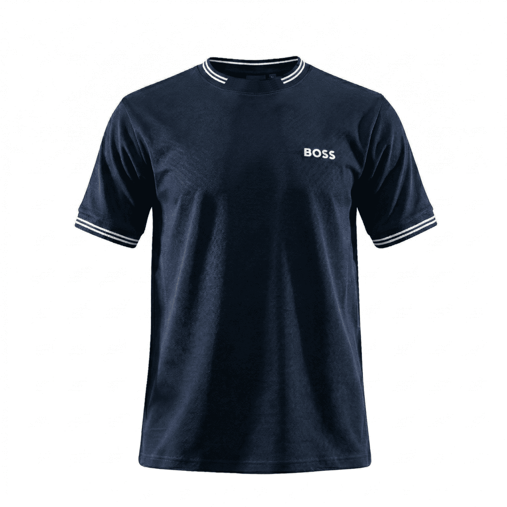 Camiseta básica azul oscuro para hombre - JDC Luxury Store