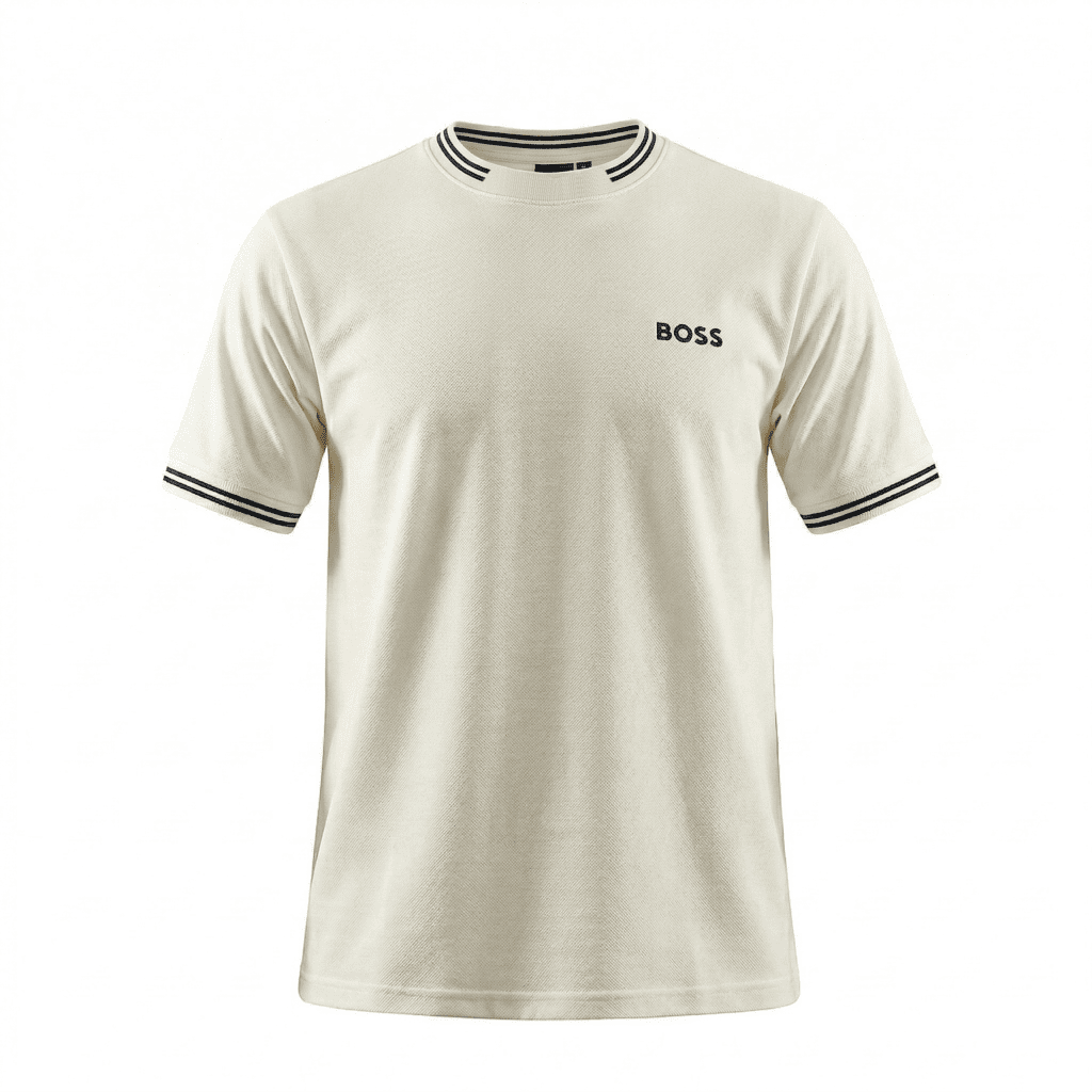 Camiseta básica crema para hombre - JDC Luxury Store