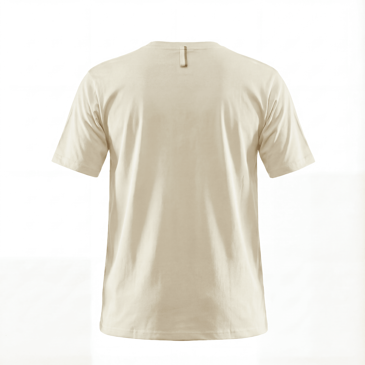 Camiseta básica crema para hombre - imagen 3 - JDC Luxury Store