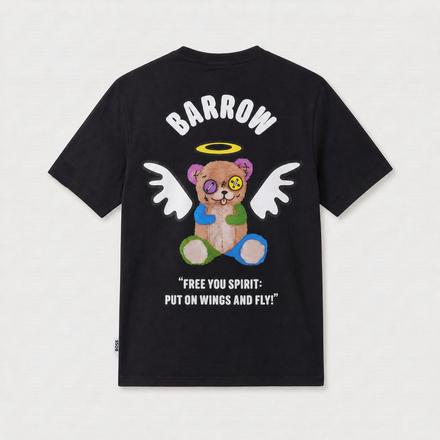 Camiseta 661127 Estampada Negra para hombre