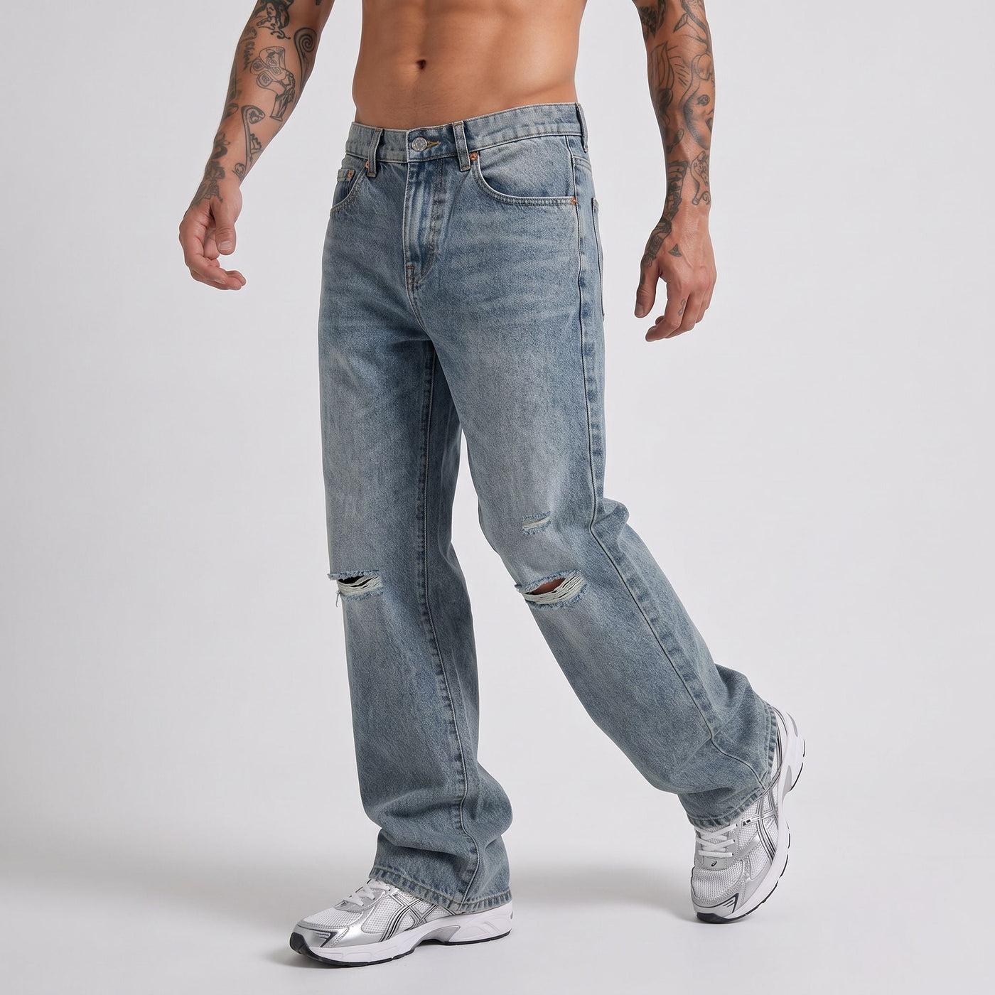 Jean PP U025L Azul Para Hombre