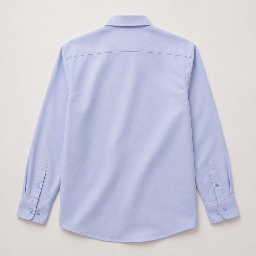 Camisa 50018 Manga larga Azul Claro para hombre