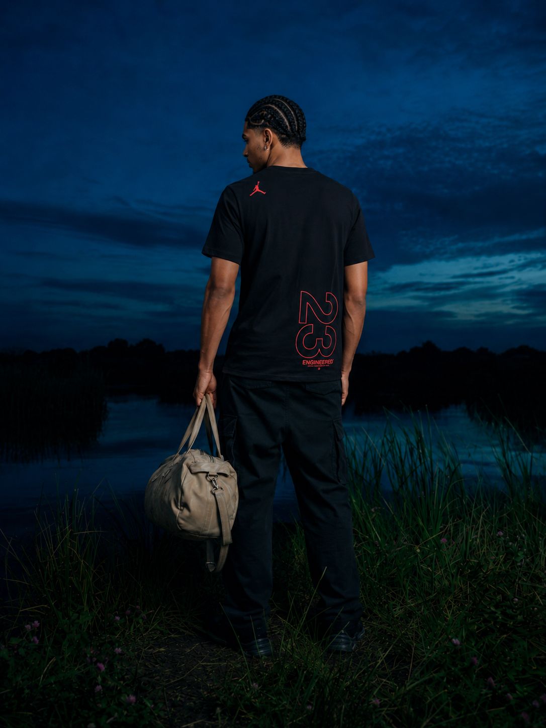 Camiseta 921059 Basica Negro para hombre