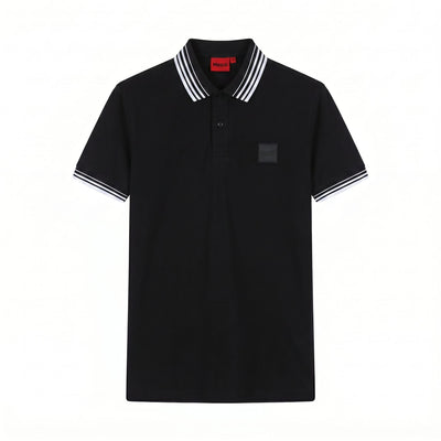 Camiseta 918022 Tipo Polo Negro para hombre