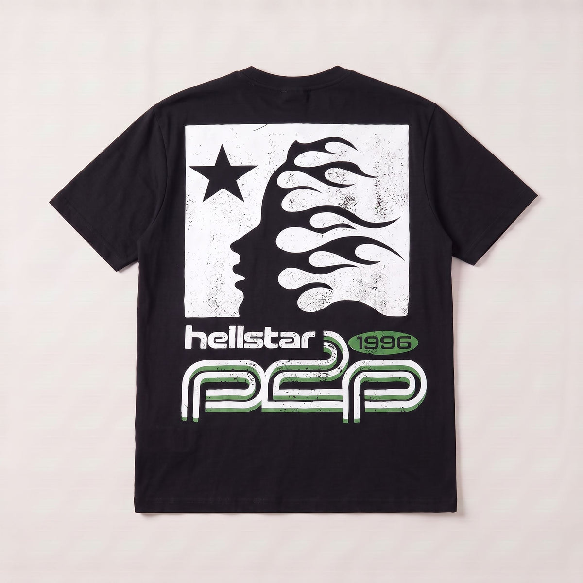 Camiseta 661118 Estampada Negro para hombre