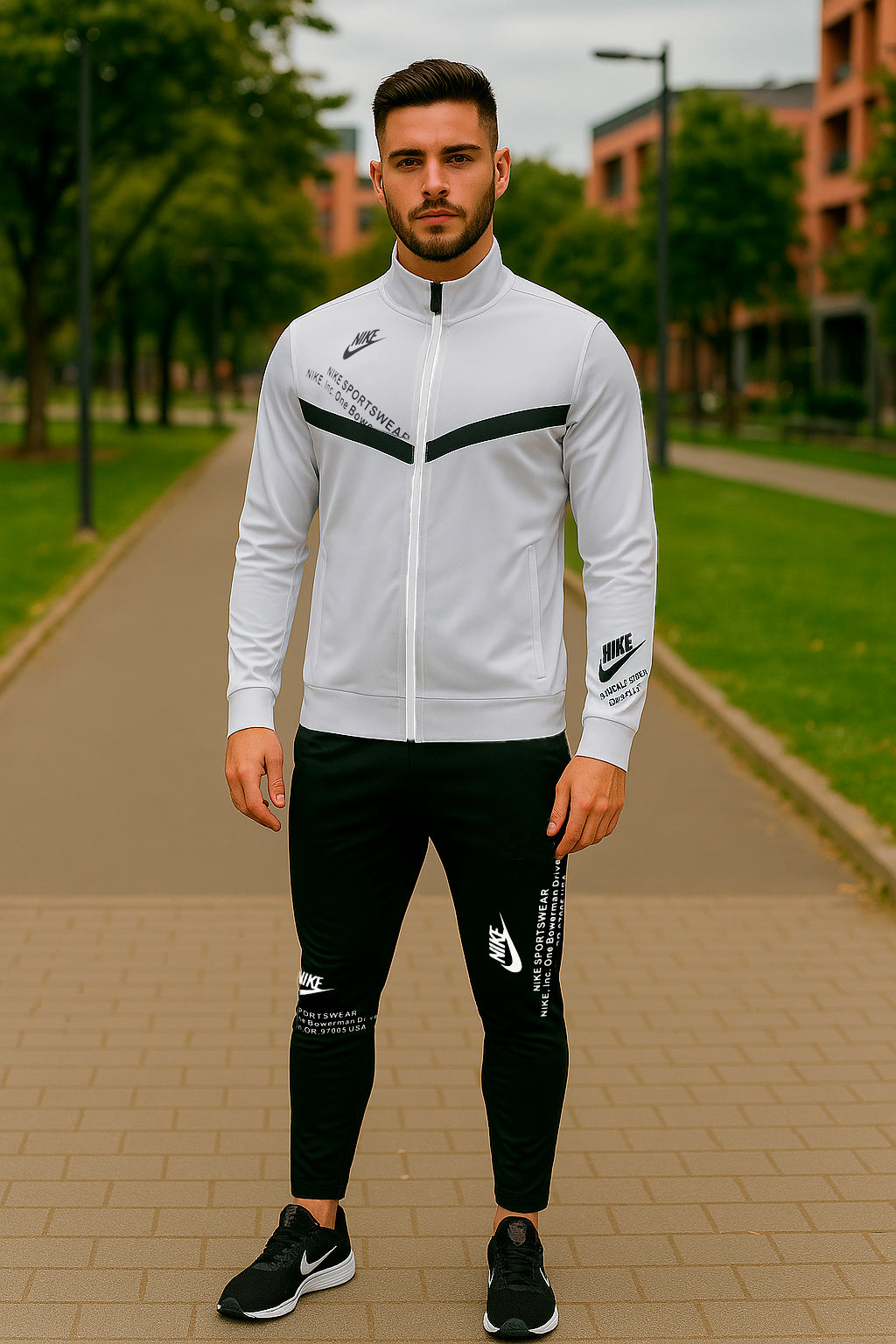 Conjunto Deportivo Blanco Para Hombre Ref. 758