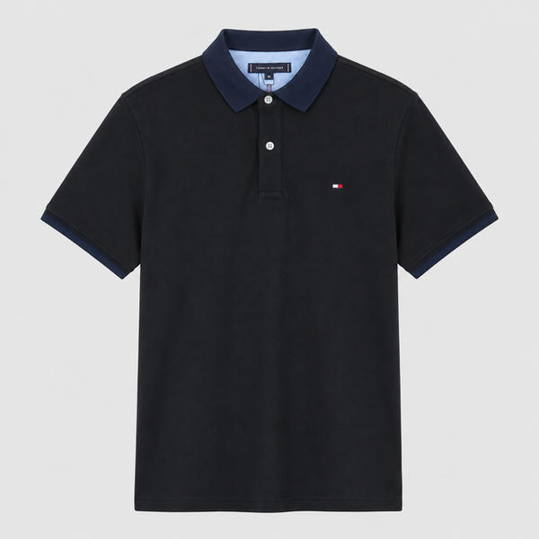 Camiseta 778113 Tipo Polo Negra para hombre