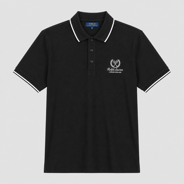 Camiseta 778142 Tipo Polo Negra para hombre
