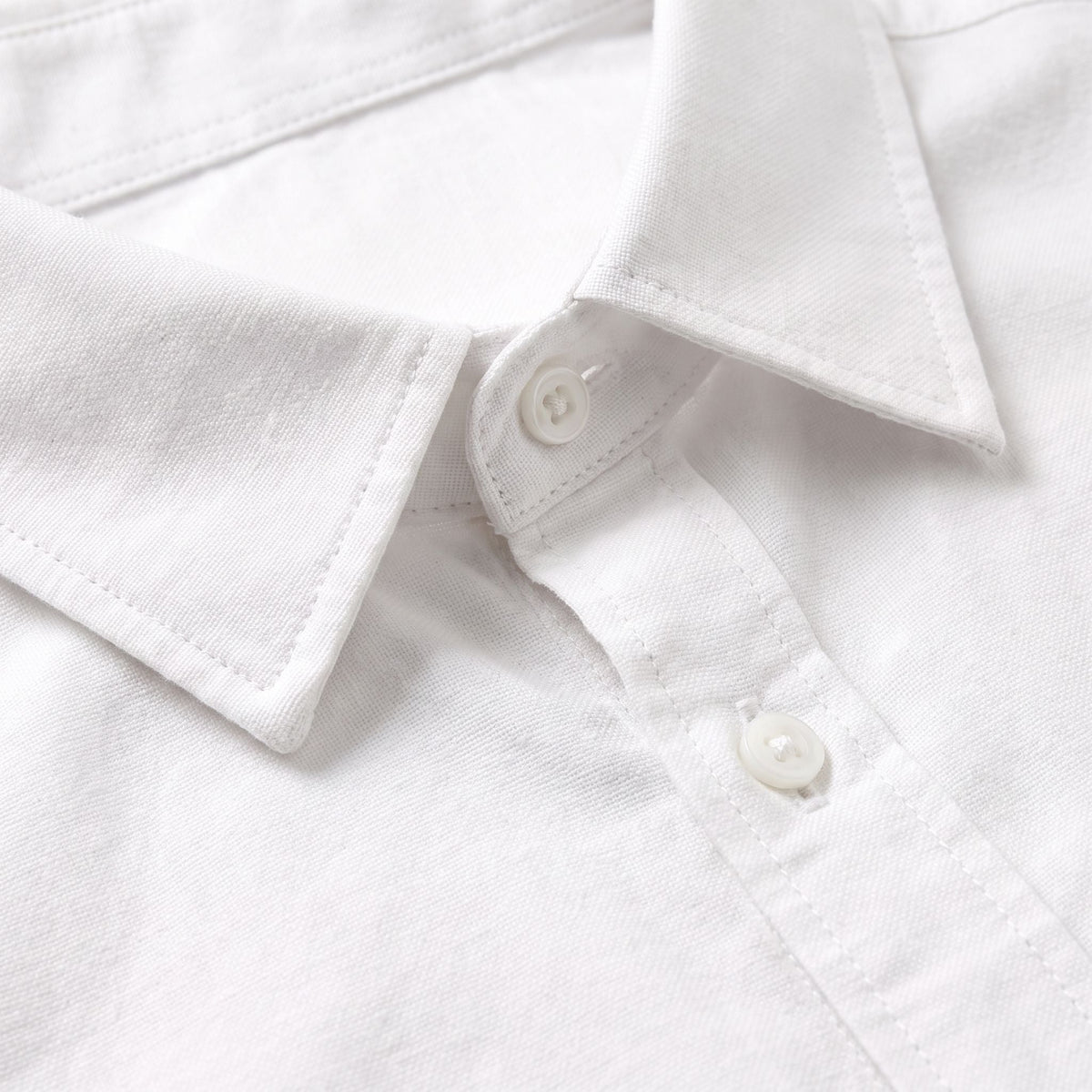 Camisa 50021 Manga larga Blanco para hombre