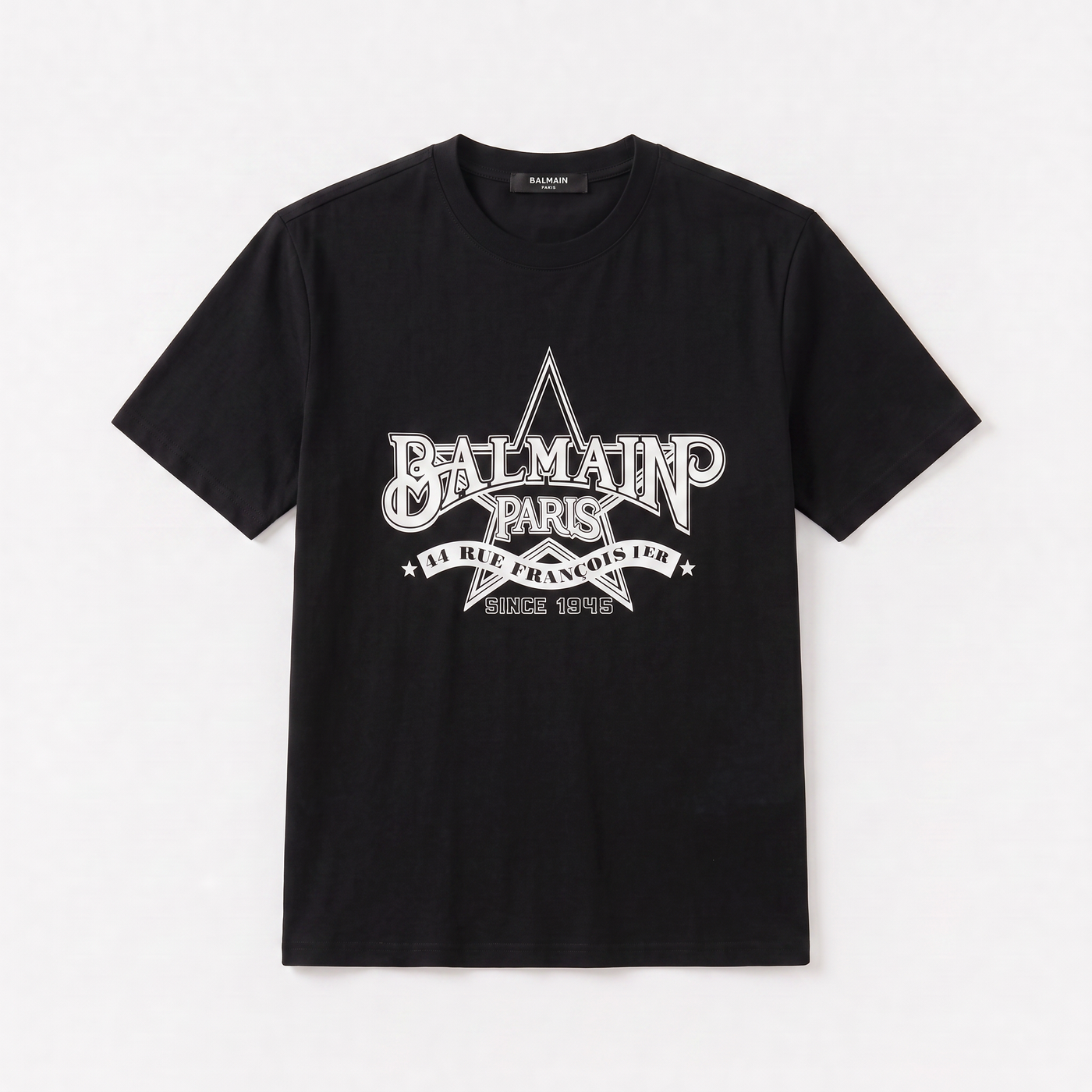 Camiseta 786626 Estampada Negra Para Hombre